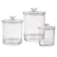 Premium Quality Clear Plastic Apothecary Jars