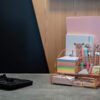 Girl Boss Office Decor | Rose Gold Desk Organizer
