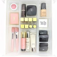 Makeup Bathroom Organizer Set of 4 Trays