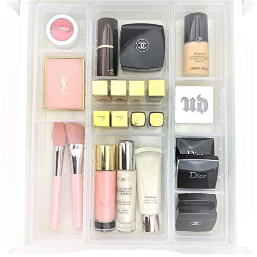 Makeup Bathroom Organizer Set of 4 Trays