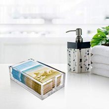 Acrylic Guest Towel Holder for Bathroom Paper Napkin Hand Towels