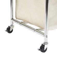 Classics Mobile 2 Compact Laundry Hamper Sorter Bag Cart