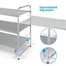 Simple Trending 3-Tier Stackable Shoe Rack