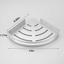 Delysia king 2-Pack Corner Shower Caddy,Bathroom Shelf Wall Mounted