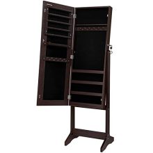 Jewelry Armoire Organizer Lockable Large Storage