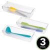 Plastic Kitchen Cabinet Drawer Organizer Tray