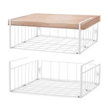 SimpleTrending Under Cabinet Organizer Shelf, 2 Pack