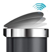 Semi-Round Sensor Automatic Trash Can 12 Gallon
