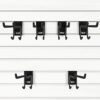 Wall Storage Rack with 4 Ski Strap Carrier