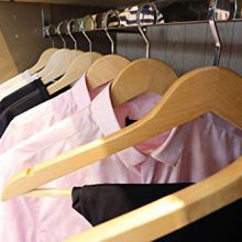 TOPIA HANGER Extra Strong Wooden Suit Hangers