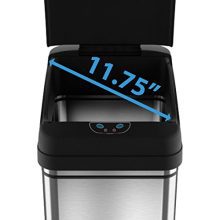 🗑️ iTouchless Pet-Proof 13 Gallon Sensor Kitchen Trash Can - The Ultimate Hygienic Solution for Mess-Free Waste Disposal! ♻️🐾