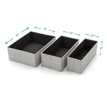 Drawer Organizer Divider Dresser Storage Baskets