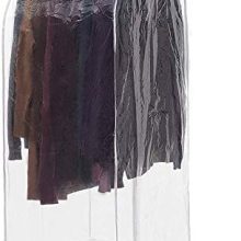 QEES Clear Closet Garment Bag, Hanging Wardrobe
