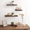 Wood Wall Shelf Rustic Modern Shelf