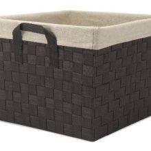 Woven Strap Storage Tote Basket