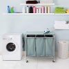 Sorter Cart with Foldable Ironing Board with Removable