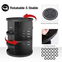 Adjustable Bathroom Makeup Carousel Spinning Holder Rack