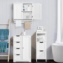 Wall Storage Cabinet Cupboard with Double Doors