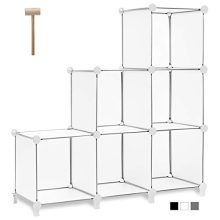 TomCare Cube Storage 6-Cube Bookshelf Closet Organizer