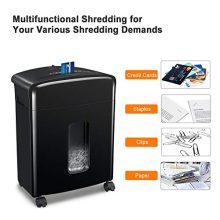 Bonsaii 12-Sheet Cross-Cut Paper and Credit Card Shredder