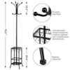 Yaheetech Coat Rack and Umbrella Stand