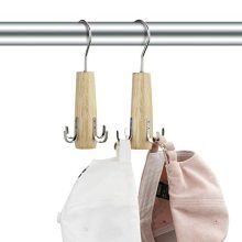 HuaQi Belt Hanger Belt Racks Wooden Closet Accessories