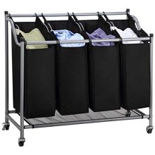 Classics Rolling Laundry Hamper, Laundry Sorter