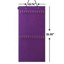 Wall Hanging Jewelry Organizer with 24 Hooks – Space-Saving Jewelry Display for Necklaces, Bracelets, Rings & Chains