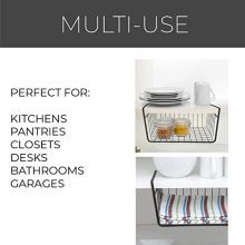 Undershelf Storage Basket Rust Resistant