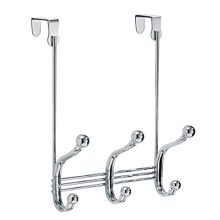 Steel Over-The-Door 6-Hook Storage Rack