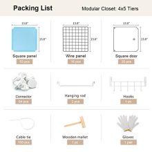 YOZO Portable Closet Wardrobe Cube Storage Organizer