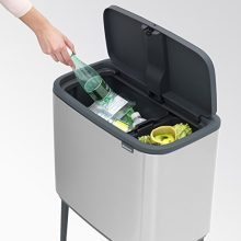 Brabantia Bo Trash Can Matt Steel