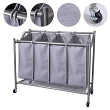 Laundry Hamper Sorter Cart