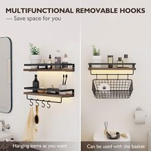 Bathroom Shelf with 2 Towel Holders Kitchen and Living Room
