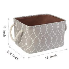 Rectangular Fabric Collapsible Organizer Bin