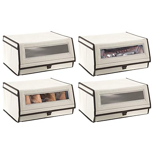 Fabric Closet Storage Organizer Shoe Box Bin