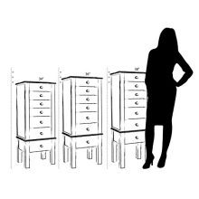 Hives and Honey Shiloh, Large Jewelry Standing Storage