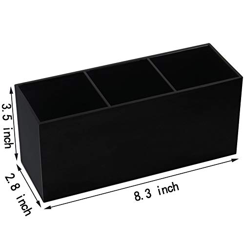 Black Makeup Brush Holder Organizer