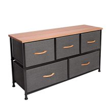 Vogga Dresser with 5 Drawers, Fabric Dresser Storage Tower