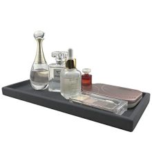 FREELOVE Concrete Serving Tray, Cement Serving Platter Bathroom Holder