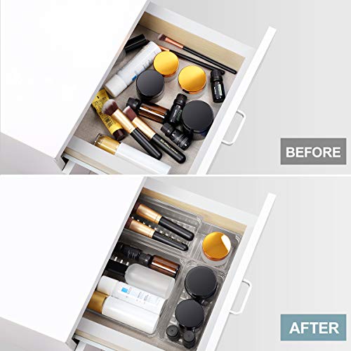 Kootek 9 Pcs Desk Drawer Organizer Trays 4-Size