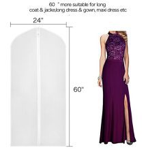 Zipper Long Dresses Suit Protector Cover