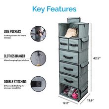 SMIRLY Hanging Closet Organizer Shelves.