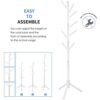 Clewiltess Wooden Tree Coat Rack Stand