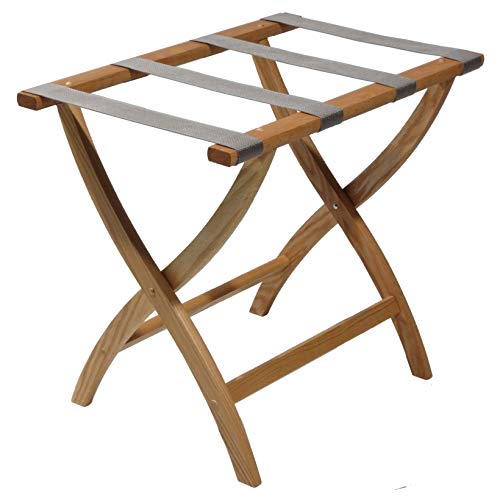 Wooden Mallet Designer Curve Leg Luggage Rack