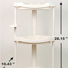 Tenby Living Corner Shower Caddy - 3 Shelf Shower Organizer Caddie