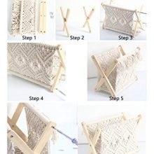 Hedume Woven Magazine Rack, Bohemian Magazine Storage Holder Basket