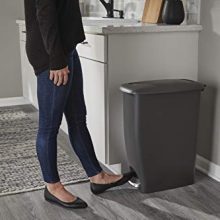 Rubbermaid Step On Lid Slim Trash Can for Home