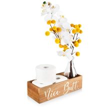 Toilet Paper Holder Nice Butt Bathroom Decor Box