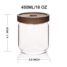 Kitchen Glass Food Storage Jar with Lid